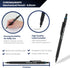 Pacific Arc Chromagraph Metal Mechanical Pencil .5 mm Black Barrel Mechanical Pencil with Built In Adjustable Pencil Grade, Lead Pencil Holder for Drafting, Sketching, and Drawing by Pacific Arc