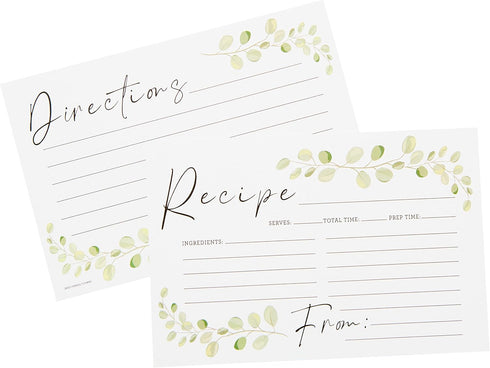 C.R. Gibson Q16-24814 Wedding Shower Recipe Cards and Invite Enclosure Cards, 40pcs, White