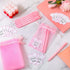 TaoBary 50 Sets Cute Pink Retractable Ballpoint Pens, Baby Shower Cards & Organza Bags, Gifts for Guests