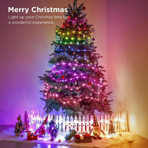 50ft 150 200+ Preset String Lights, LED Lights Color Changing String Waterproof, Scene Modes, Smart App & Remote