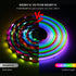 WS2811 864LED/m DC24V 9.8FT 24IC/m 12mm BTF-LIGHTING FCOB IC RGB COB LED Strip Flexible High Density Color Chasing