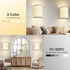 Set 2, 15 10 5000mAh Set 2 Battery Operated Wall Sconces of Rechargeable Wall Sconces Colors Wall Lamp with Remote