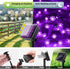 50 ITICdecor Solar Flower String Lights Outdoor Waterproof LED Upgraded Flower Fairy Light for Garden Fence Patio Yard