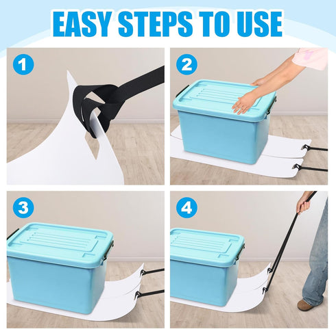 Booson 2 Pcs Appliance Sliders with Pull Strap Furniture Moving Glide for Refrigerators Washers Dryers Hardwood Tile