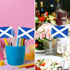 Scotland Flag Mini Handheld Flags on Stick, Ideal for Party Parades, Sports Events & Patriotic Decorations
