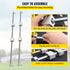 BestEquip Linear Rail Slide Set - 2PCs 20mm x 1000mm with 4Pcs Block Bearings and Shaft Support