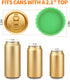 Creztail 6 Pack Soda Can Lids Reusable Silicone Can Covers, Pop Can Lids Fits Standard Cans, Soda Can Saver, Can