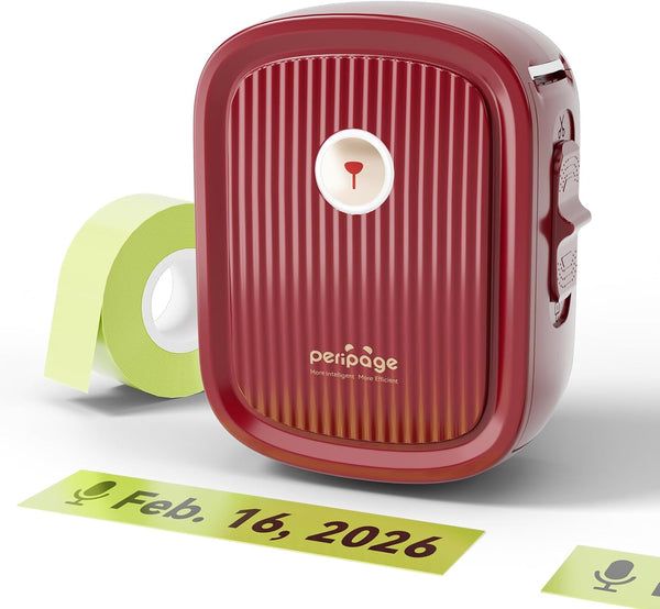Label Maker with Tape - P10 Bluetooth Label Printer with Continuous Labels for Home Use and Office Organization