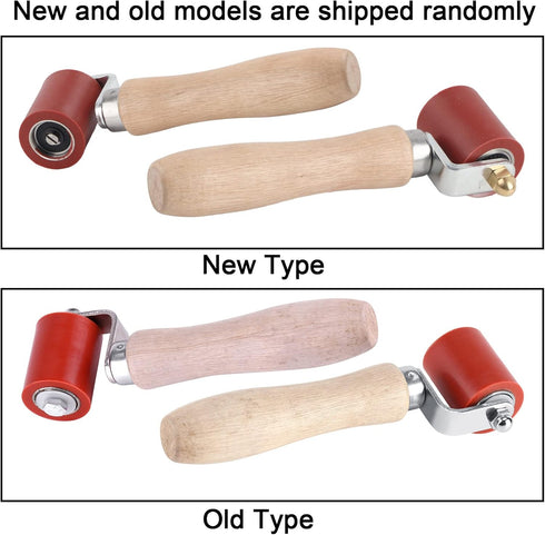 Yosoo Hand Roller 40mm Silicone High Temperature Resistant Seam Hand Pressure Roller for Roofing PVC Welding Tool