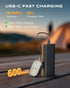 500LM Commercial 10 IP65 Cuvccn Ultra Bright Mini EDC Flashlight, Rechargeable Strobe Light, Modes Running Lights