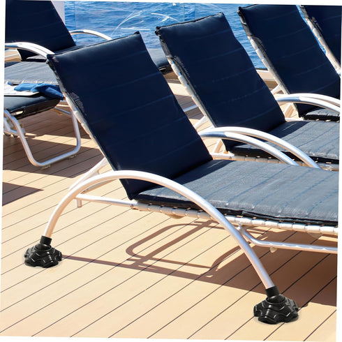4Pcs IMIKEYA Camping Chair Leg Caps - Durable Feet Protectors for Outdoor Chairs - Stools & Tables