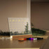 Clear Dry Erase Board Calendar, 13 x 9 Inch for Bedroom/Office, Includes 4 Dry Erase Markers