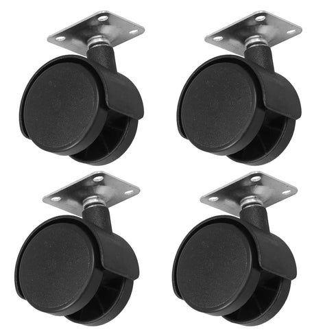 8pcs KALLORY Replacement Caster Wheels for Furniture Home Caster Wheels Cart Cart Rolling Utility