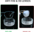 TOREGE Safety Glasses for Men&Women, Clear Safety Goggles Eye Protection Glass with Anti-Fog Lenses, Z87 Glasses Perfect Alt to Regular Protective Eyewear(Light Blue)