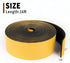 Yotache Neoprene Weather Stripping, Self Adhesive Foam Rubber Seal Strip Tape for Door and Window, 16 Ft Length
