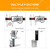 Digital Caliper, 8" Waterproof Electronic Vernier Caliper, Industrial Stainless Steel Measuring Tool with Large LCD