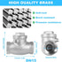 1/2" Stainless Steel Check Valve, NPT Threaded Horizontal Check Valve Check valve to prevent backflow, check valve for water, oil and air, also available with compressor DN15