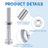 Zonon 12 Sets Galvanized Carriage Bolt Kit, Rust Resistance Bolts, Washers, and Nuts for Fastening Accessories