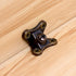 24Pcs Zinc Alloy Right Angle Support Brackets for Corner Shelving - Red Bronze