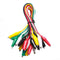 WGGE WG-026 Test Lead Set, 10 Pieces and 5 Colors with Alligator Clips, 20.5 inches, 22 AWG Copper Wire