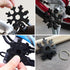18-in-1 Gifts for Men, Snowflake Multitool, Anniversary Birthday Gifts for Men Husband Him, Father Day Gift for Camping