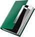 Padike Business Card Holder Case, Professional PU Leather & Stainless Steel Multi Card Wallet for Men & Women (U-Green)