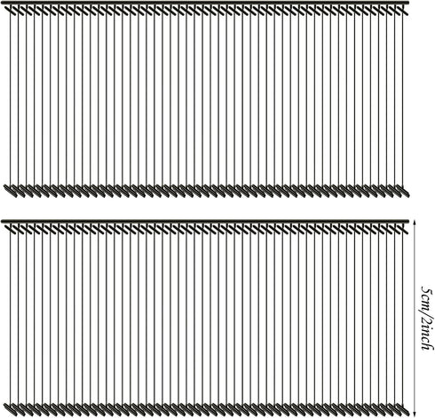 Zonon 3000 Pieces Tagging Gun Fasteners for Clothing - Standard Label Gun Price Tagging Barbs (2 Inch, Black)