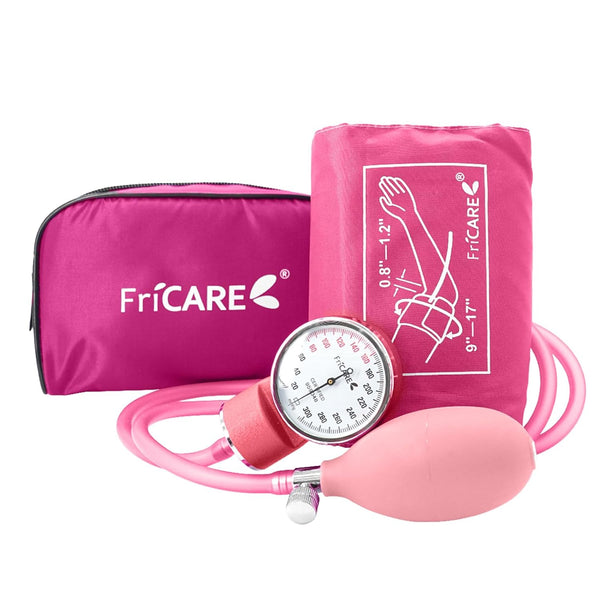 FriCARE Manual Blood Pressure Cuff for Nursing Students, Aneroid Sphygmomanometer for BP