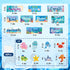 Whaline 26Pcs Ocean Bulletin Board Decoration Set Under The Sea Theme Motivational Poster Marine Animals Cutouts for Back to School Home Classroom Chalkboard Wall Decor
