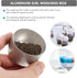 iplusmile 3Pcs Aluminum Weighing Can, Smooth Wall Weighing Dish for Laboratory