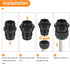 MECCANIXITY 50 Pcs Cable Gland Kit, PG7 PG9 PG11 PG13.5 PG16 PG19 Adjustable Waterproof Tight Conduit Connector