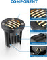 12W 12V-24V 2 Pack SUNVIE Low Voltage Landscape Lighting Shielded Well Lights Landscape LED in Ground Waterproof Low