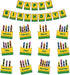 FYSUIMU Happy Birthday Bulletin Board Set Back to School Crayon Paper Cutouts