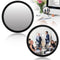 CIATBYYJ 2Pcs 2.24inch Office Cubicle Mirrors, Adjustable Monitor Mirror to See Behind You