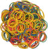 Nydotd 1000pcs Rubber Bands, Small Colorful Money Rubber Bands Bulk, 2.5cm 1 inch for Office Supplies