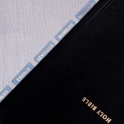 80 UPAFEXXI-Leather Bible Tabs, Bible Tabs for Women and Men(Gold Foil Lettering) Large Print Stickers, Easy to Read