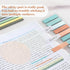 BAYTORY 1060 Sheets Transparent Sticky Tabs, Clear Sticky Notes Markers for Book Annotation and School
