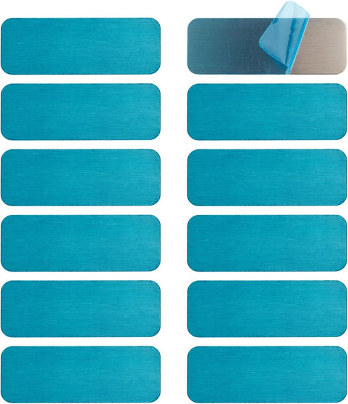 biteyued 12 Pcs Under Cabinet Lights Magnetic stickysReplacement Magnetic Strips with Adhesive Backing