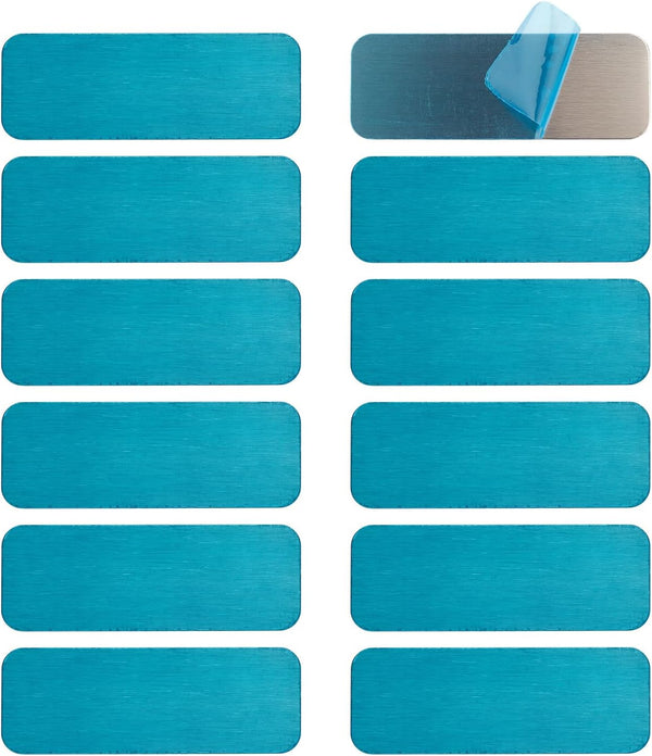 biteyued 12 Pcs Under Cabinet Lights Magnetic stickysReplacement Magnetic Strips with Adhesive Backing