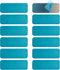 biteyued 12 Pcs Under Cabinet Lights Magnetic stickysReplacement Magnetic Strips with Adhesive Backing