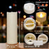 iZAN 2 Pack Flameless Battery Operated LED Pillar Candles with Remote Outdoor Waterproof Flickering Decorative Lights for Halloween Christmas Home Kitchen D cor Wedding Party Event Decorations 2 x6 by iZAN