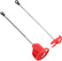 TCP Global 2 Types of Paint Mixer Blade Drill Tools for Mixing Quarts to 2.5 Gallon Buckets, 14" Long
