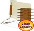 Smead Self-Adhesive Metal Fastener, Reinforced, 2" Capacity, Brown, 100 per Box (68215)