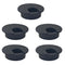 PDETVEO 5PCS 2 Inch Desk Cable Grommet, Black Wire Management Hole Cover, Plastic