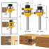 Yakamoz 1/4 Inch Shank Tongue and Groove Router Bit Set, 3 Teeth Wood Milling Tool
