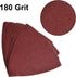 uxcell Detail Sander Sandpaper, Triangular Sanding Paper, 180 Grits, 15pcs Hook and Loop Pads