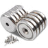 Strong Neodymium Cup Magnets With Holes, 10Pcs Heavy Duty Rare Earth Magnets for Tool Storage and Craft