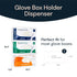 Glove Holder for Wall Mount - Durable Acrylic Glove Box Holder for Disposable Gloves, Clear Dispenser