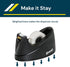 Excell OFFICEPLUS Desk Tape Dispenser, Non-Skid Base, 3/4" Wide, 1" Core, 3 Pack