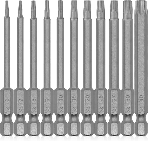 Torx Head Screwdriver Bit Set, 11 PCS Magnetic Torx Bit Set, 3 inch Security Star Screwdriver Kit Tools for Shark Vacuum